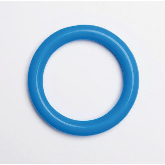 A blue silicone ring pessary designed for pelvic support, presented against a white background. Fast delivery in Mauritius