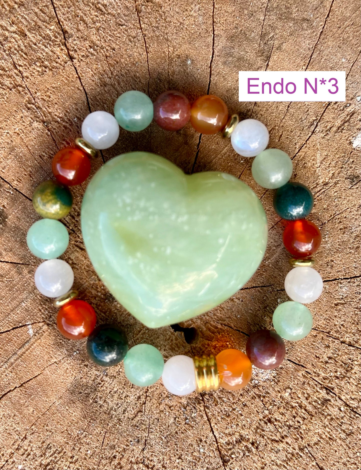 Lithotherapy Bracelet: Endometriosis