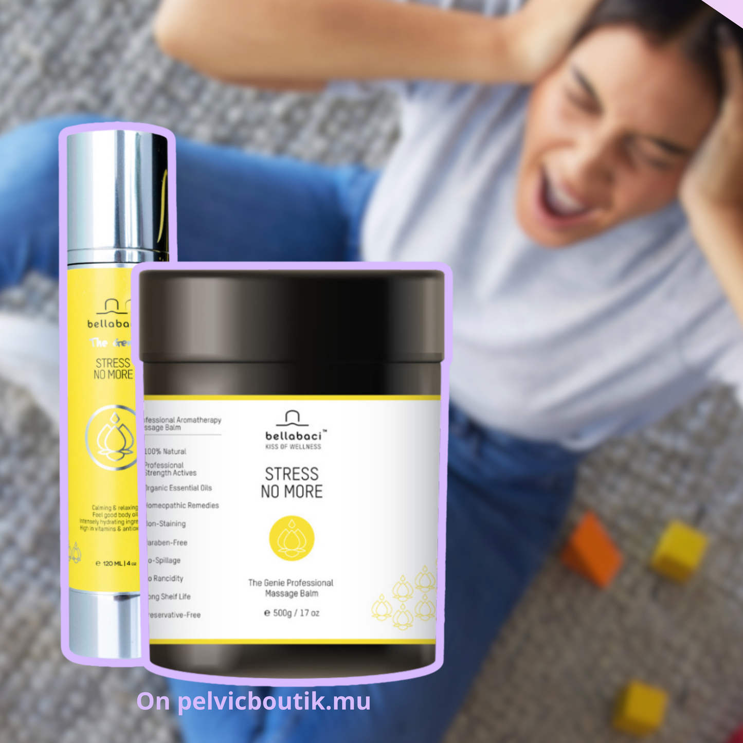 MASSAGE BALM & OIL - STRESS NO MORE