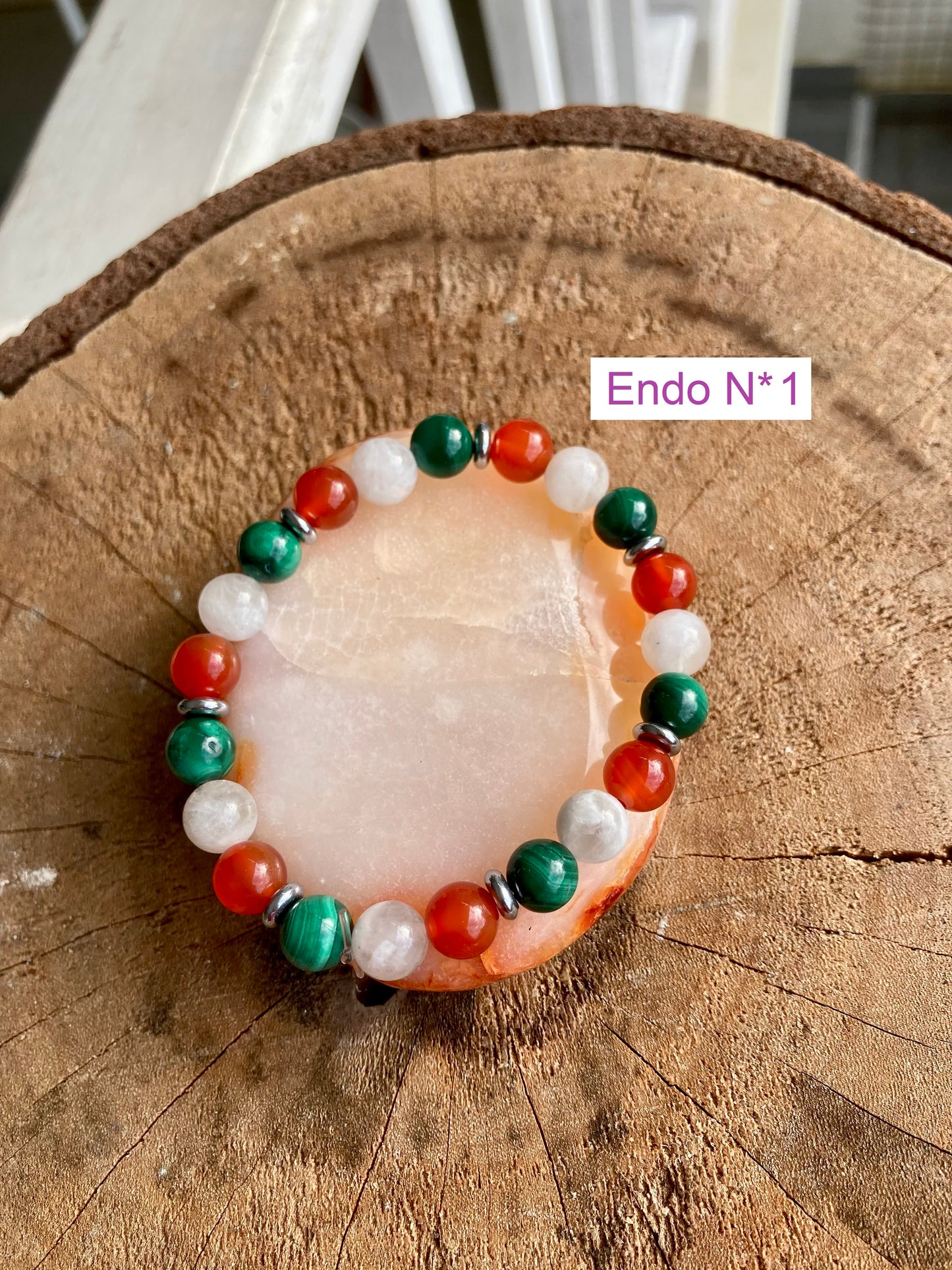 Lithotherapy Bracelet: Endometriosis