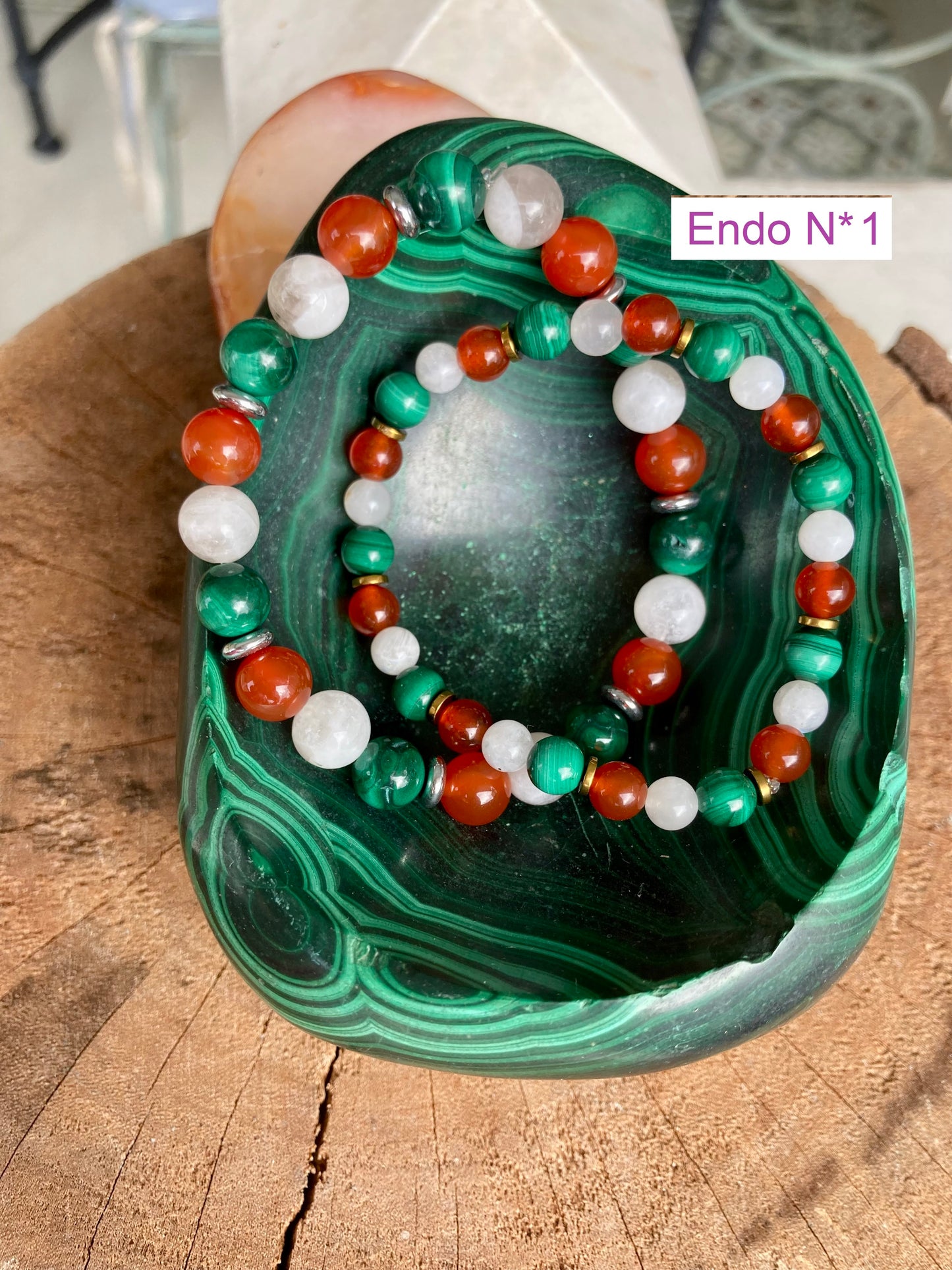 Lithotherapy Bracelet: Endometriosis