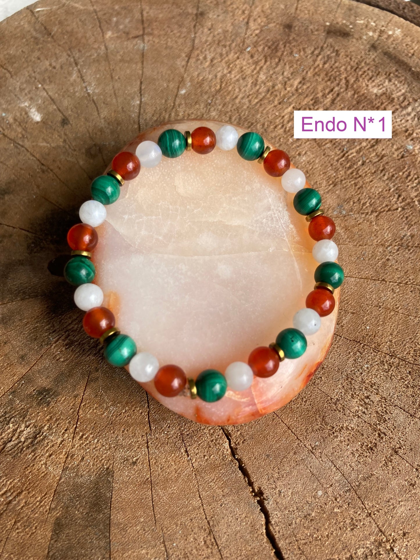 Lithotherapy Bracelet: Endometriosis