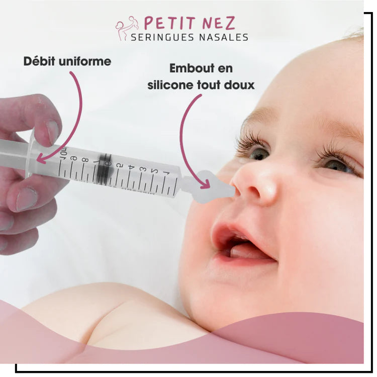 Recharge Petit Nez® – Seringue nasale de 10ml pour nettoyage nasal doux des enfants, sans BPA ni phtalates
Disponible a l'ile Maurice