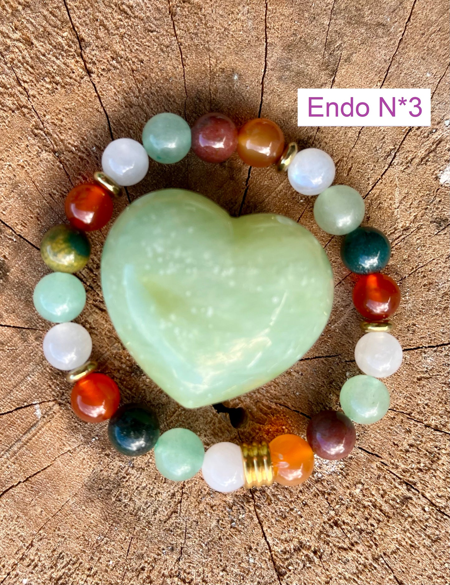 Lithotherapy Bracelet: Endometriosis