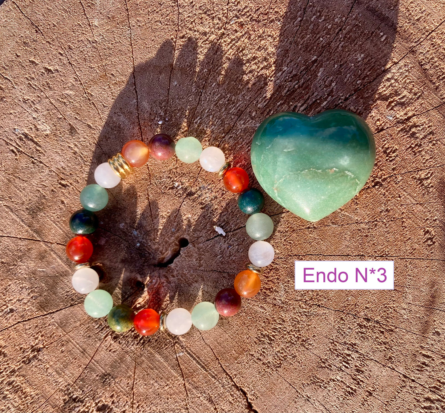 Lithotherapy Bracelet: Endometriosis